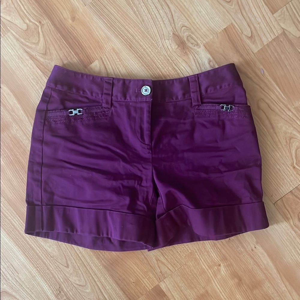WHBM 5" Purple Shorts